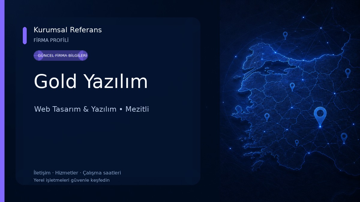 Gold Yazılım Web Tasarım & Yazılım
