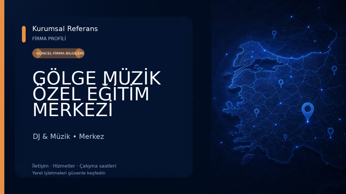 GÖLGE MÜZİK ÖZEL EĞİTİM MERKEZİ DJ & Müzik