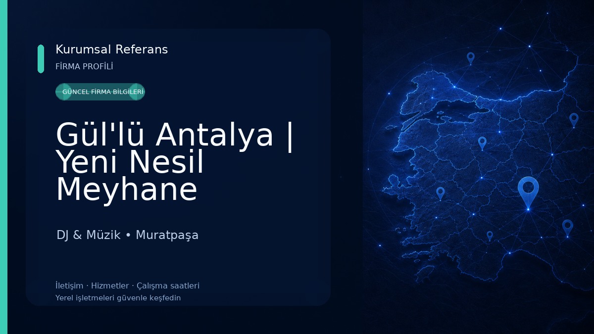 Gül'lü Antalya | Yeni Nesil Meyhane DJ & Müzik