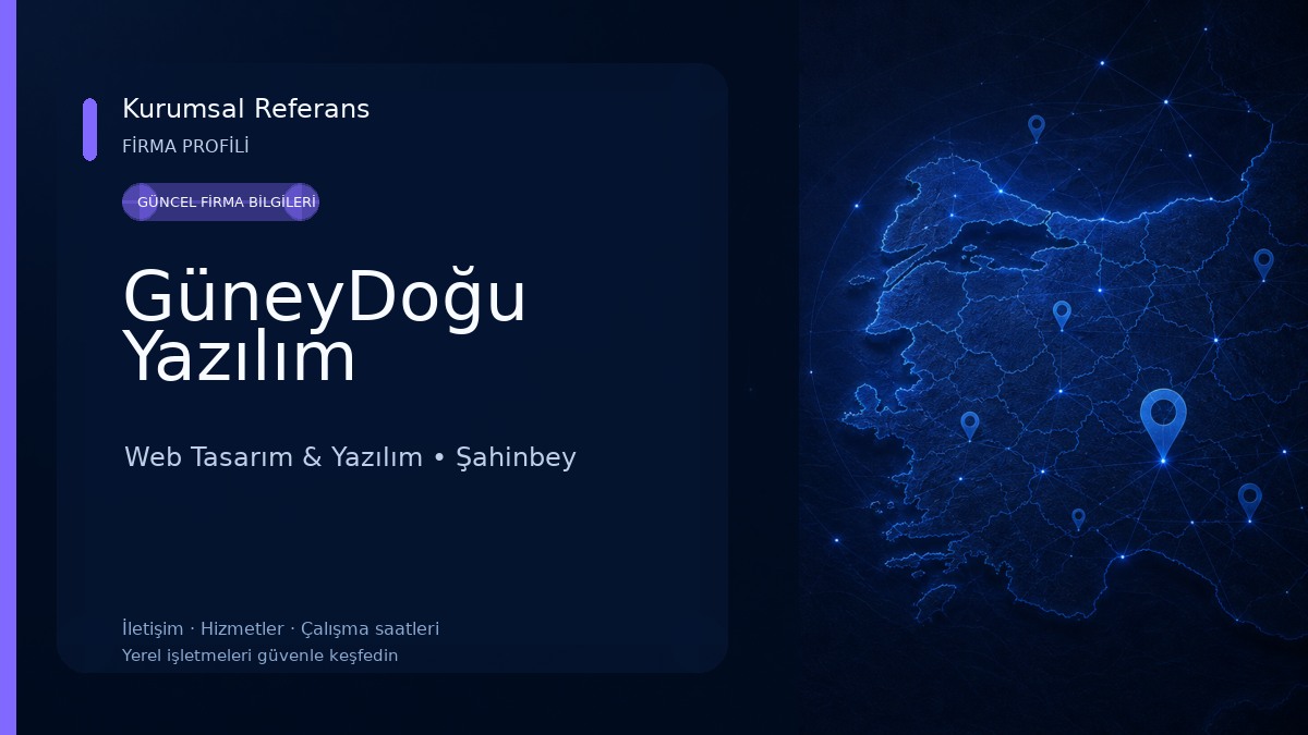 GüneyDoğu Yazılım Web Tasarım & Yazılım