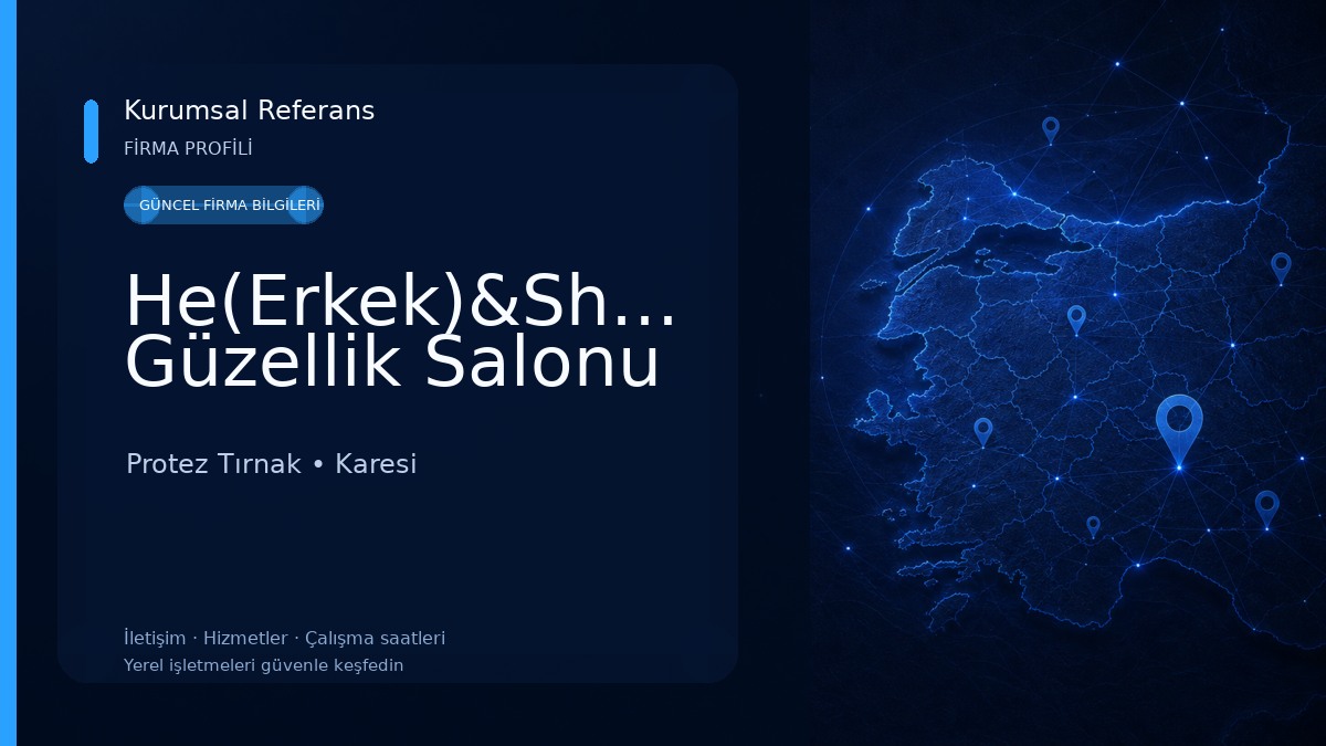He(Erkek)&She(Kadın) Güzellik Salonu Protez Tırnak