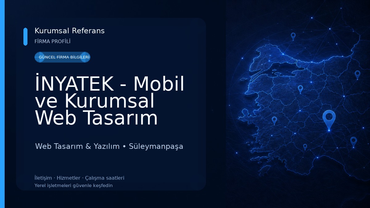 İNYATEK - Mobil ve Kurumsal Web Tasarım Web Tasarım & Yazılım