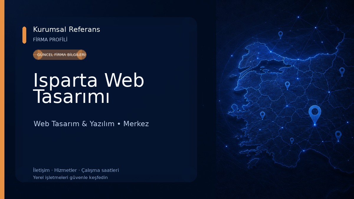 Isparta Web Tasarımı