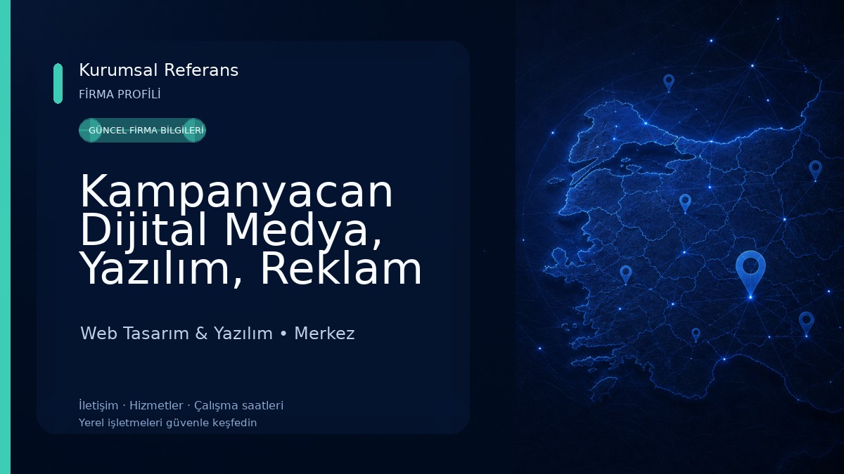 Kampanyacan Dijital Medya, Yazılım, Reklam Web Tasarım & Yazılım
