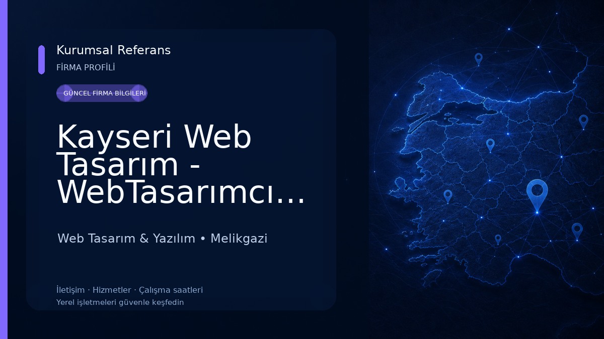 Kayseri Web Tasarım - WebTasarımcımız