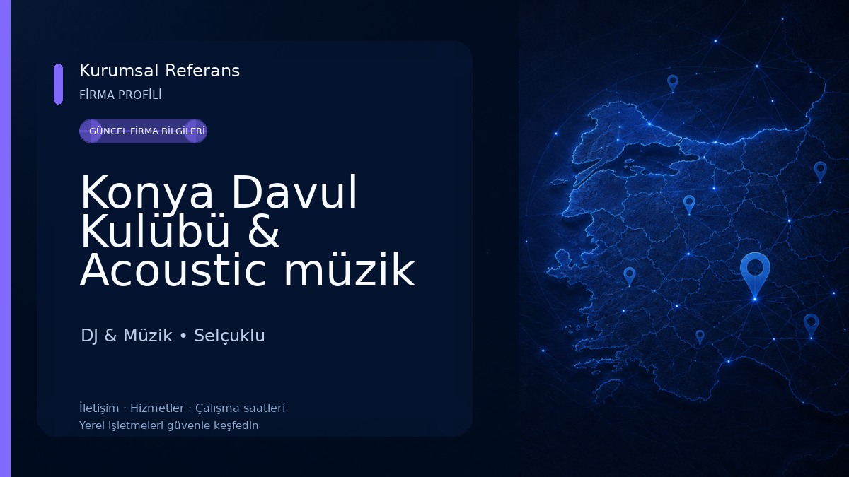 Konya Davul Kulübü & Acoustic müzik DJ & Müzik