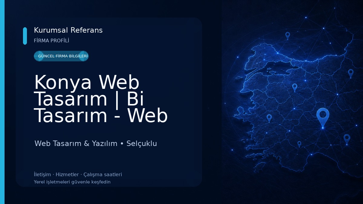 Konya Web Tasarım | Bi Tasarım - Web Tasarımı ve Yazılım Web Tasarım & Yazılım