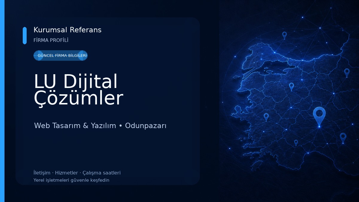 LU Dijital Çözümler Web Tasarım & Yazılım