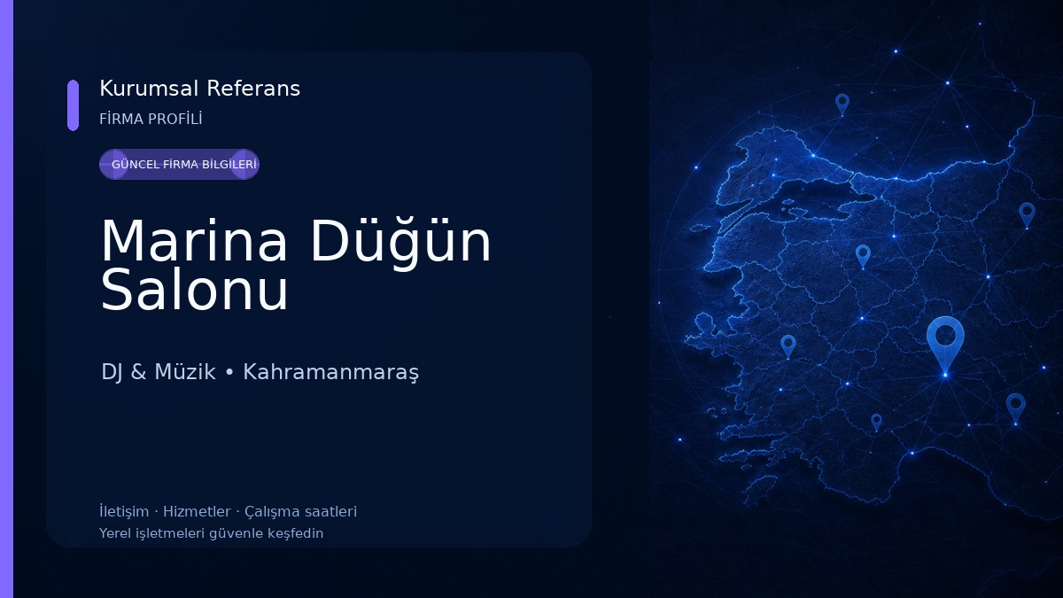 Marina Düğün Salonu DJ & Müzik