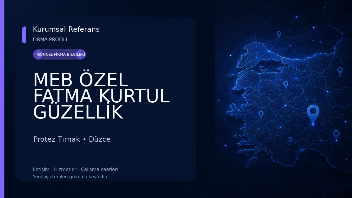MEB ÖZEL FATMA KURTUL GÜZELLİK AKADEMİ Protez Tırnak