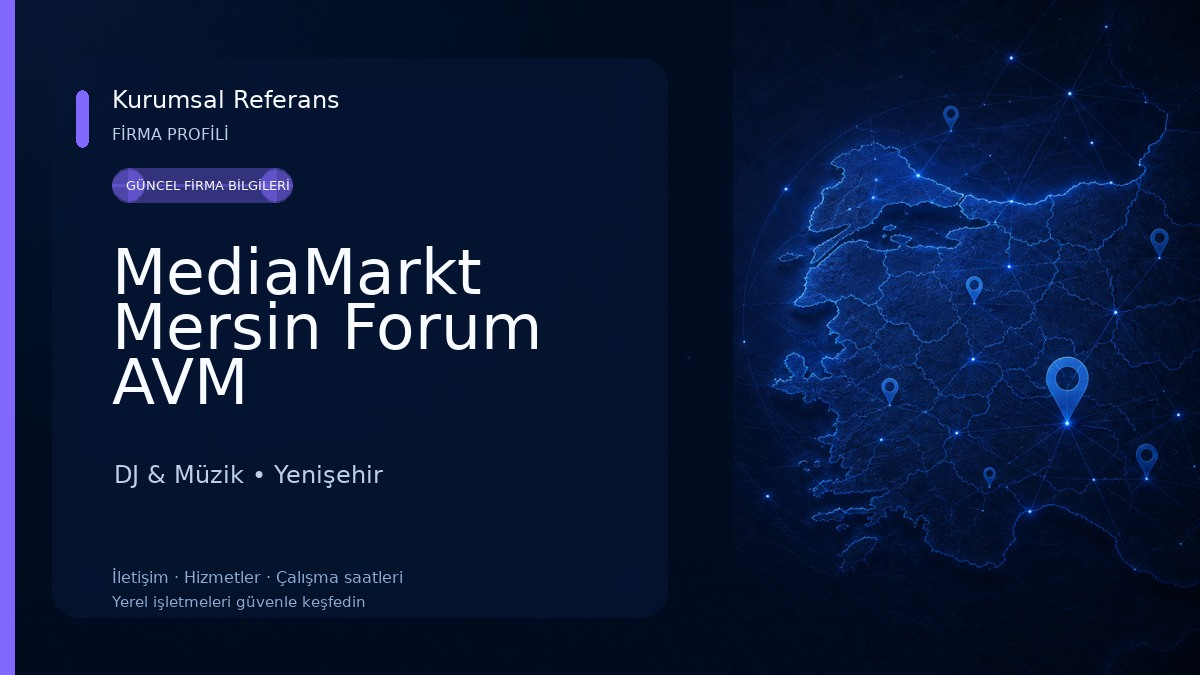MediaMarkt Mersin Forum AVM DJ & Müzik