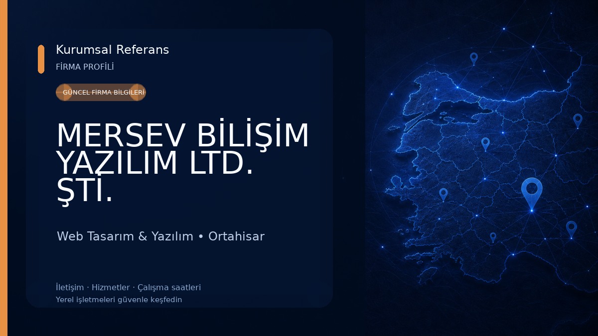 MERSEV BİLİŞİM YAZILIM LTD. ŞTİ. Web Tasarım & Yazılım