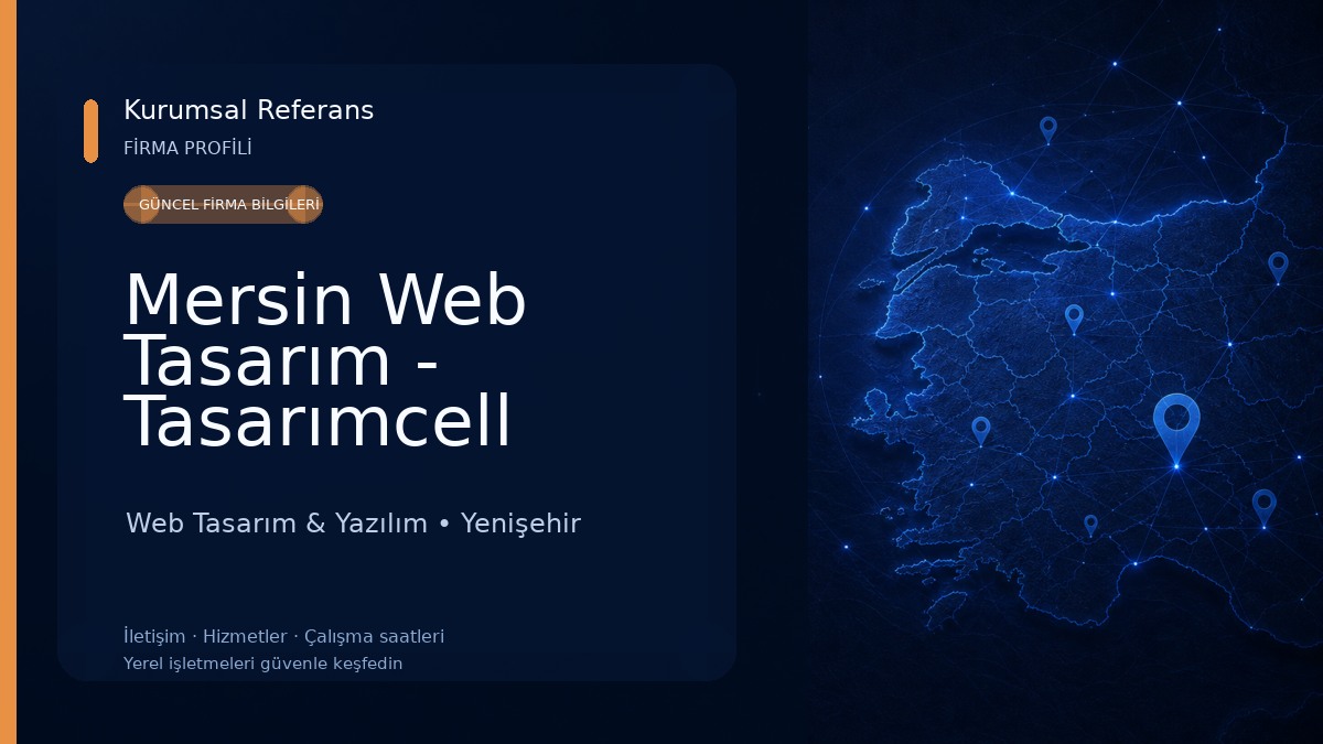 Mersin Web Tasarım - Tasarımcell Web Tasarım & Yazılım