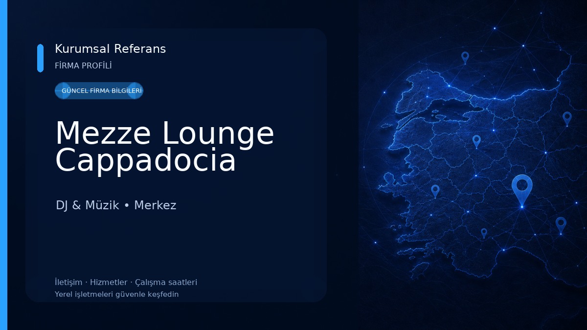 Mezze Lounge Cappadocia DJ & Müzik