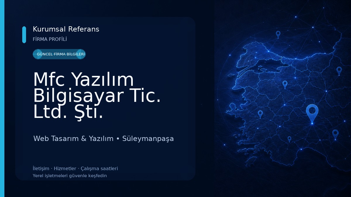 Mfc Yazılım Bilgisayar Tic. Ltd. Şti. 