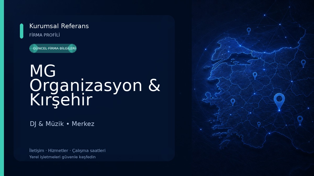 MG Organizasyon & Kırşehir Organizasyon DJ & Müzik