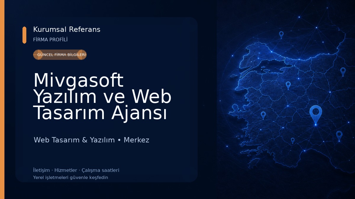 Mivgasoft Yazılım ve Web Tasarım Ajansı 