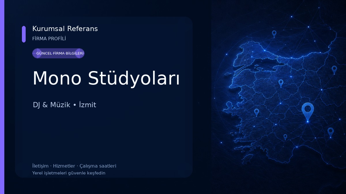 Mono Stüdyoları DJ & Müzik