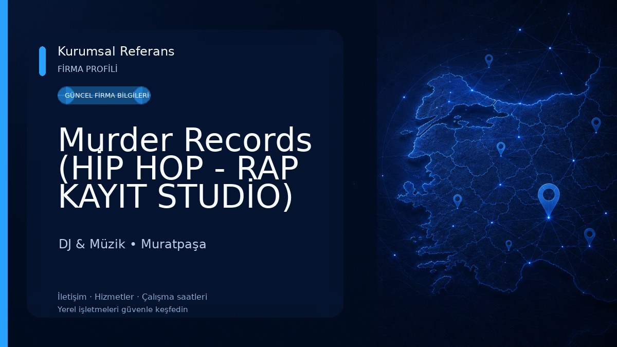 Murder Records (HİP HOP - RAP KAYIT STUDİO)