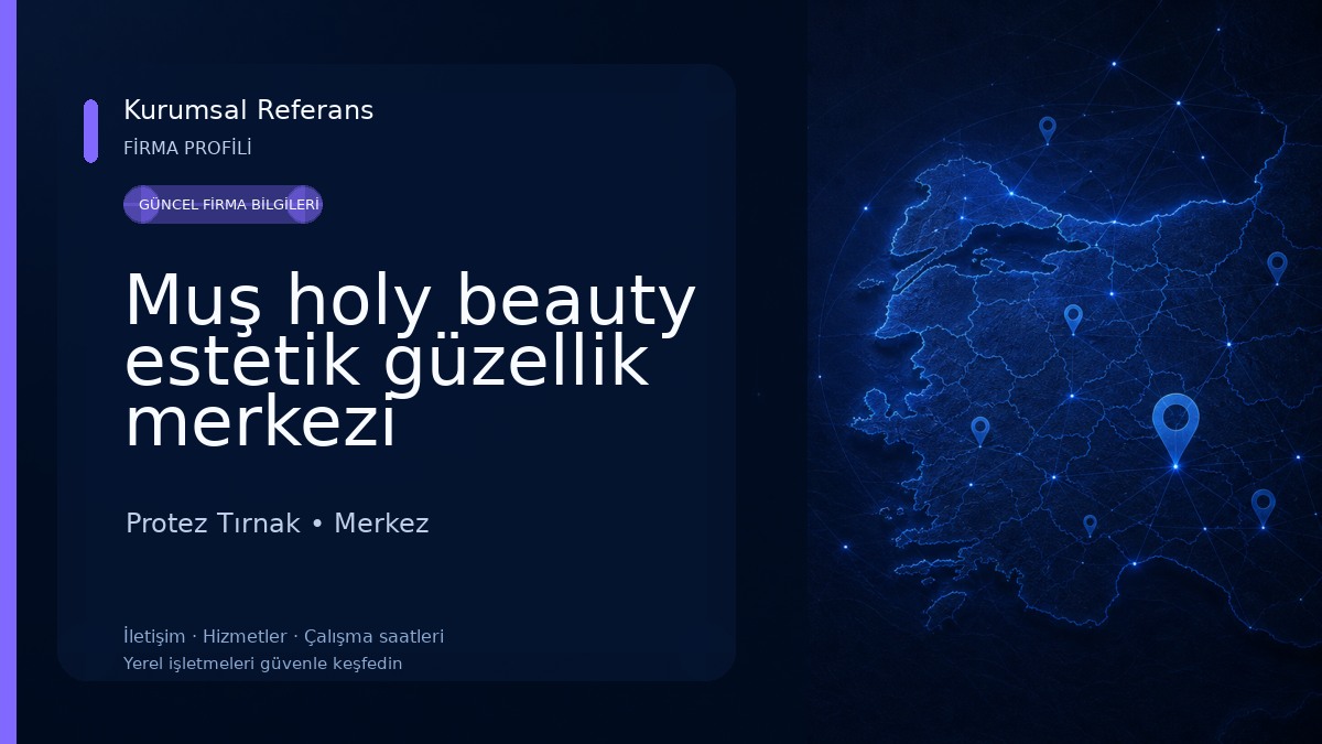 Muş holy beauty estetik güzellik merkezi Protez Tırnak