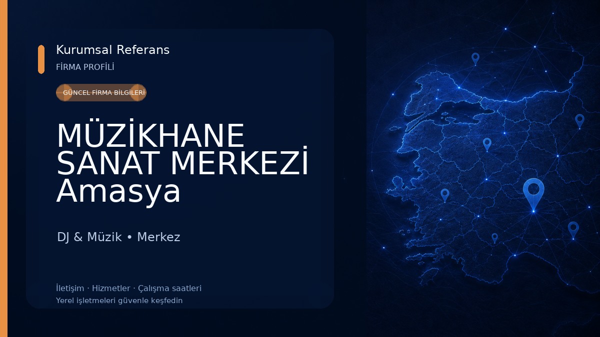 MÜZİKHANE SANAT MERKEZİ Amasya DJ & Müzik