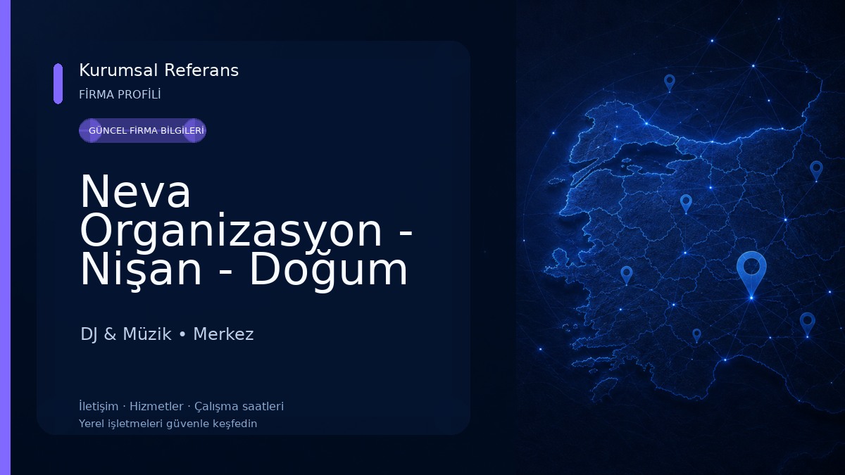 Neva Organizasyon - Nişan - Doğum Günü - Baby Shower Organizasyon | Niğde DJ & Müzik