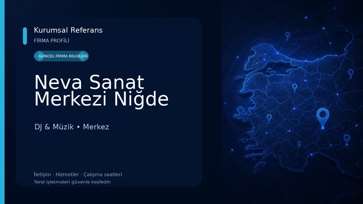 Neva Sanat Merkezi Niğde DJ & Müzik