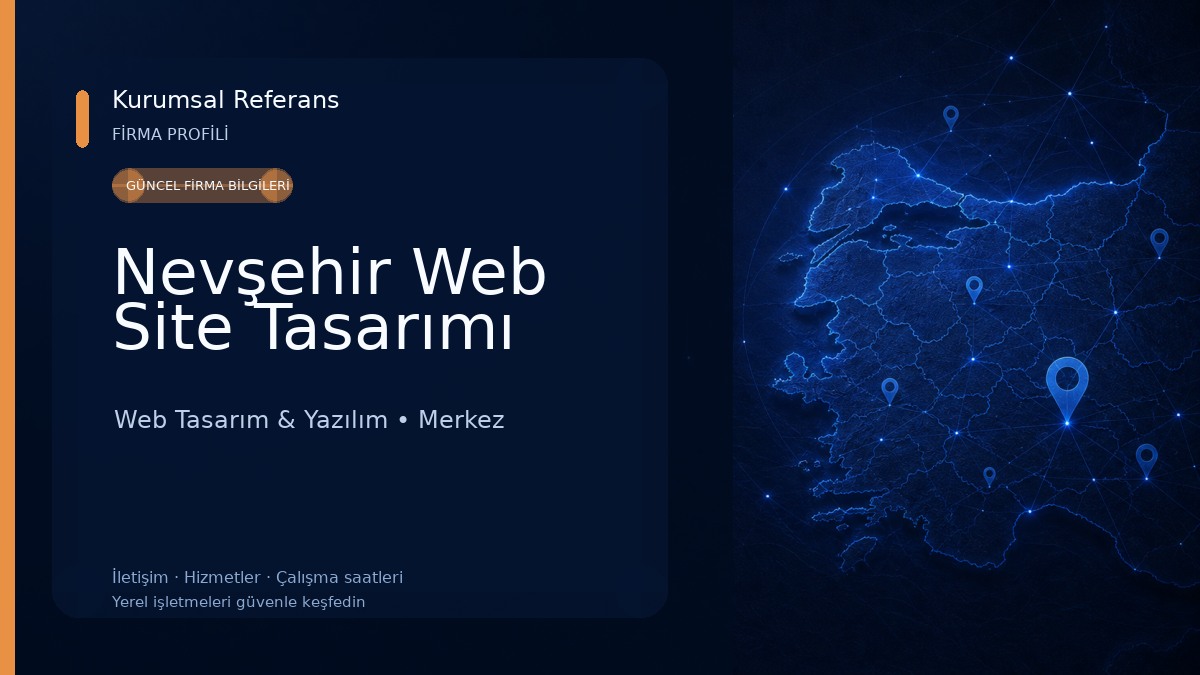 Nevşehir Web Site Tasarımı 