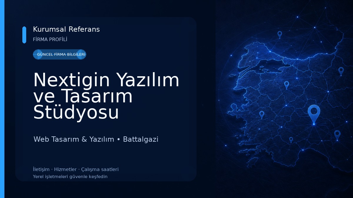 Nextigin Yazılım ve Tasarım Stüdyosu