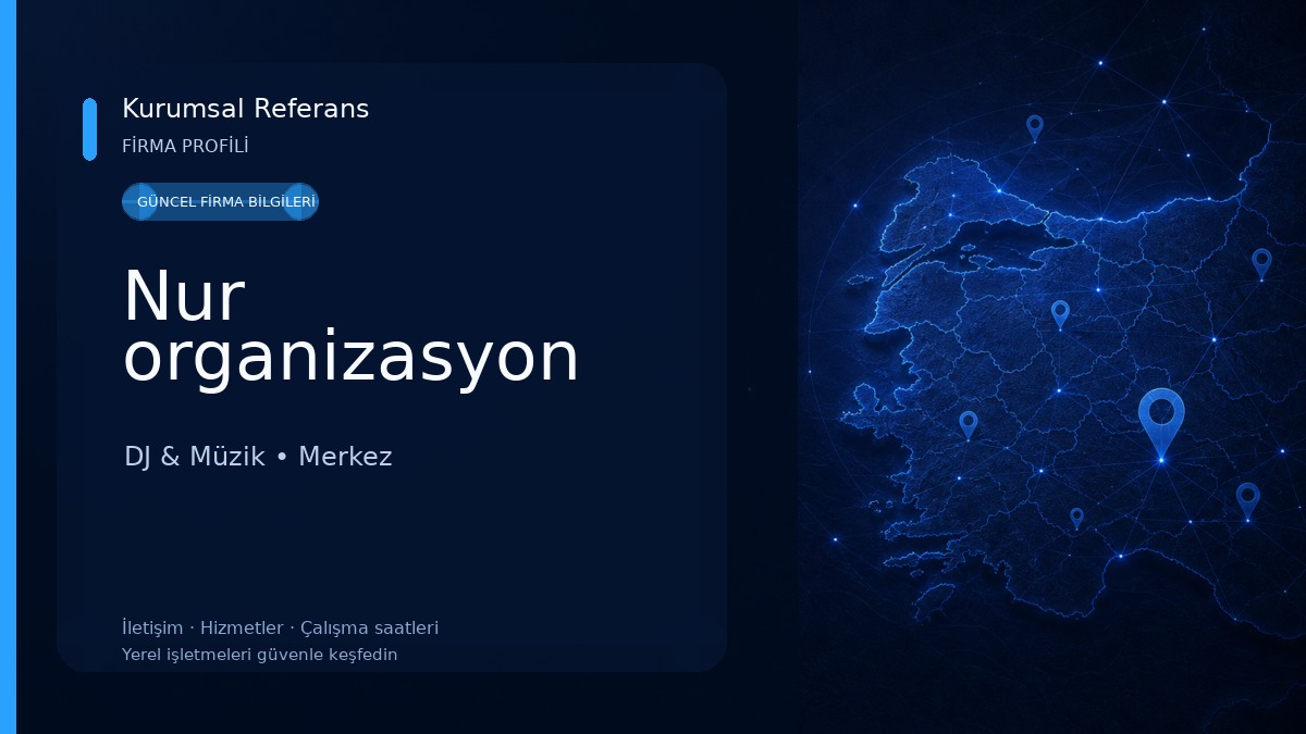 Nur organizasyon DJ & Müzik