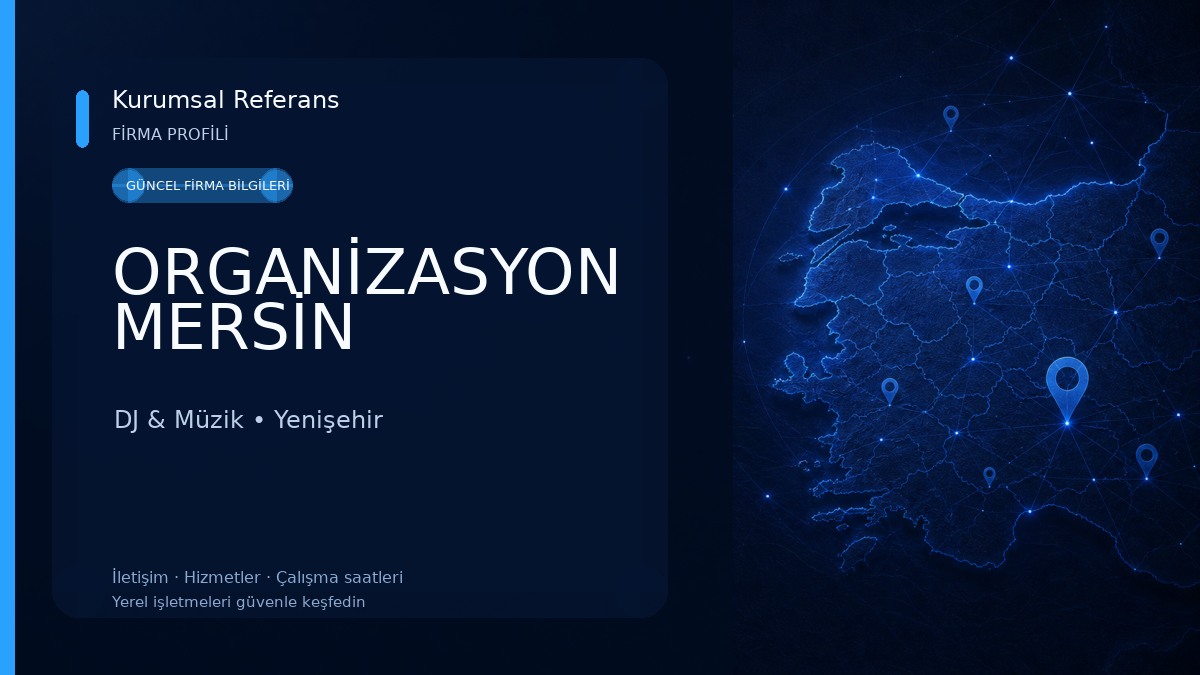 ORGANİZASYON MERSİN 