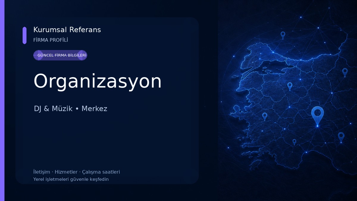 Organizasyon DJ & Müzik