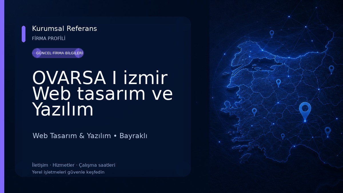 OVARSA I izmir Web tasarım ve Yazılım Web Tasarım & Yazılım
