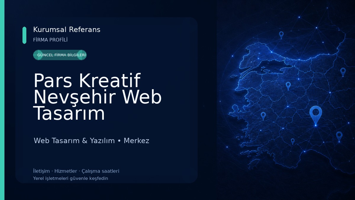 Pars Kreatif Nevşehir Web Tasarım 