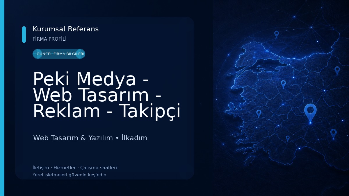 Peki Medya - Web Tasarım - Reklam - Takipçi - SEO - SMS Hizmetleri