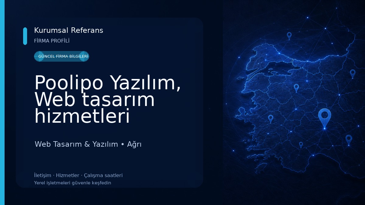 Poolipo Yazılım, Web tasarım hizmetleri Web Tasarım & Yazılım