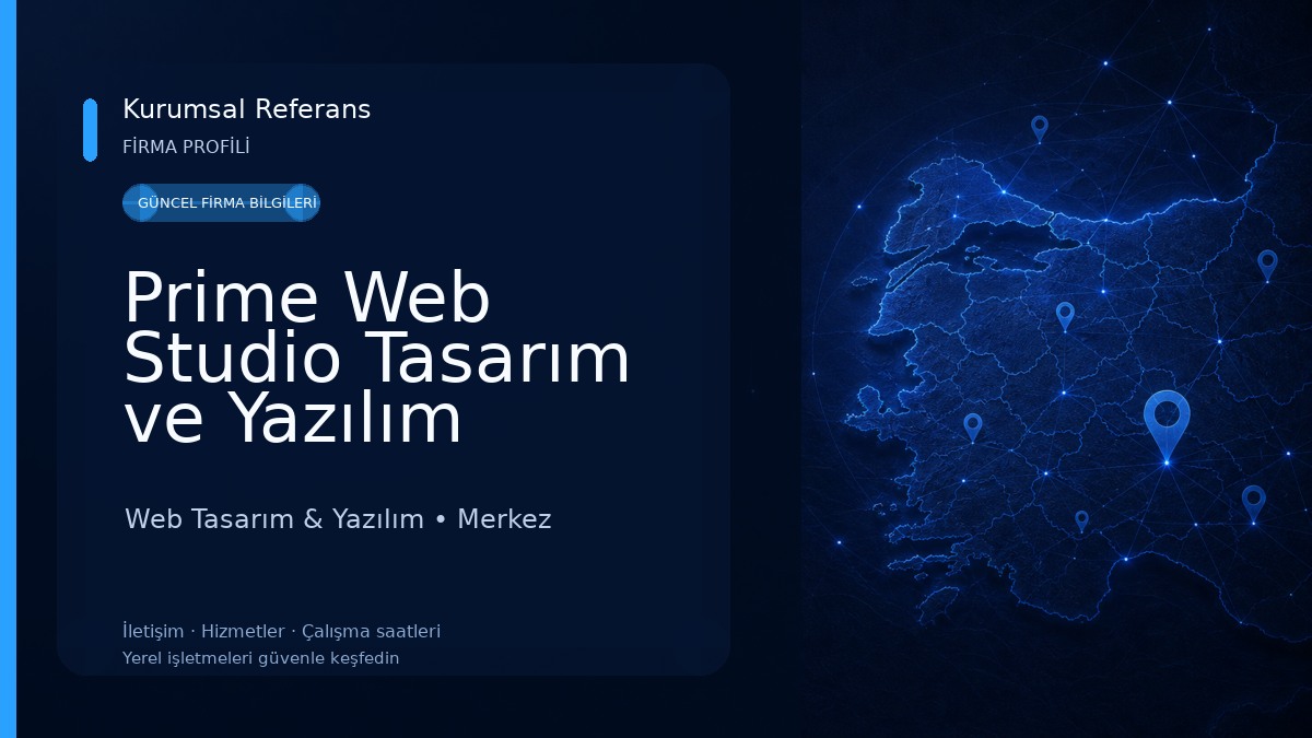 Prime Web Studio Tasarım ve Yazılım
