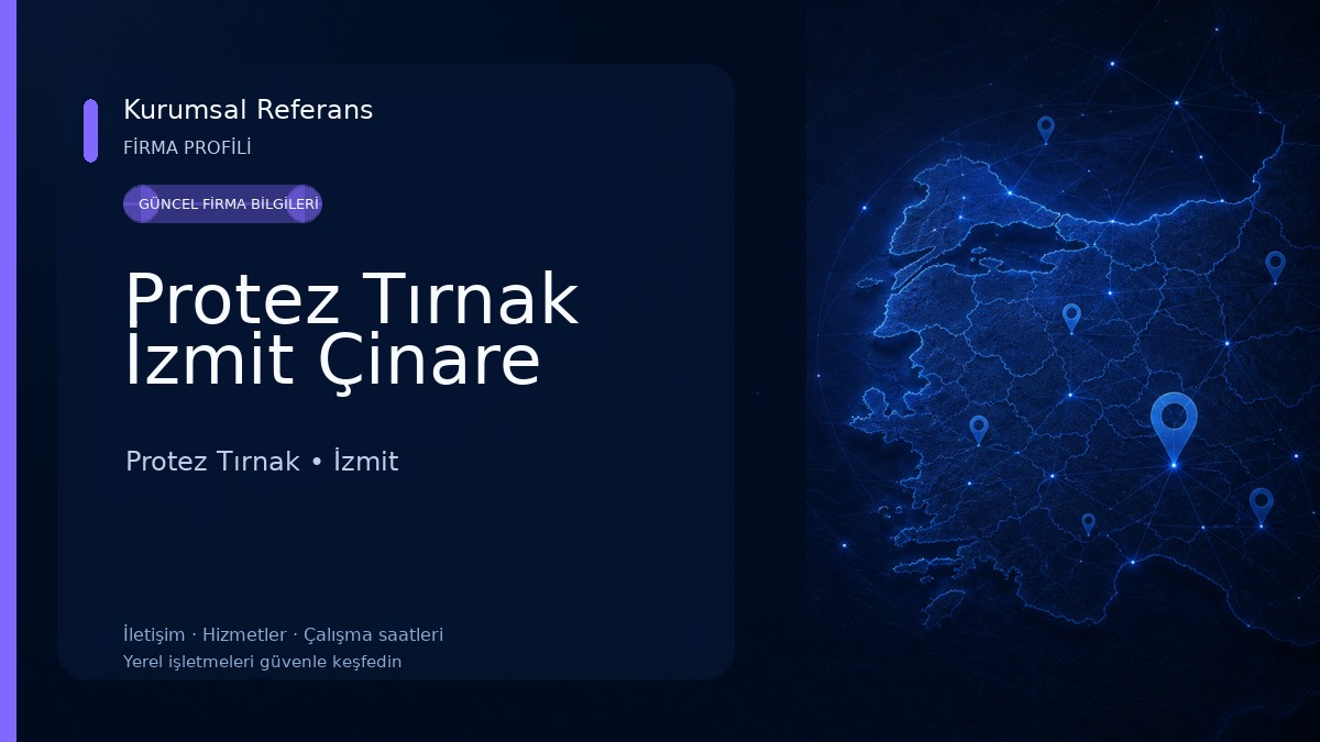 Protez Tırnak İzmit Çinare