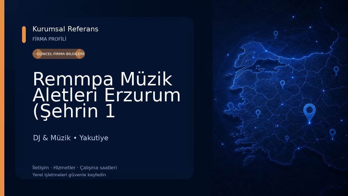 Remmpa Müzik Aletleri Erzurum (Şehrin 1 Numaralı Müzik Mağazası) 