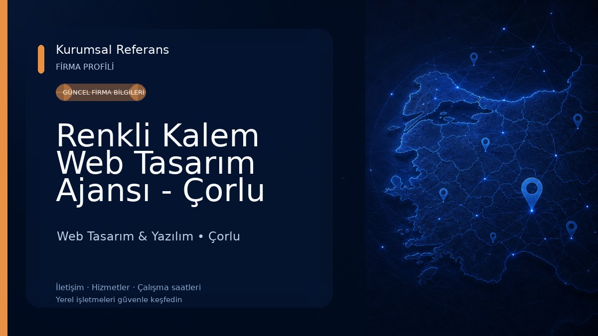 Renkli Kalem Web Tasarım Ajansı - Çorlu Web Tasarım Web Tasarım & Yazılım