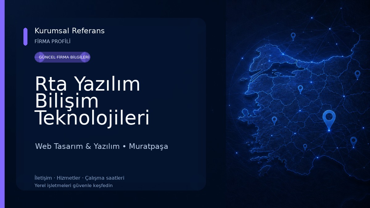Rta Yazılım Bilişim Teknolojileri Web Tasarım & Yazılım