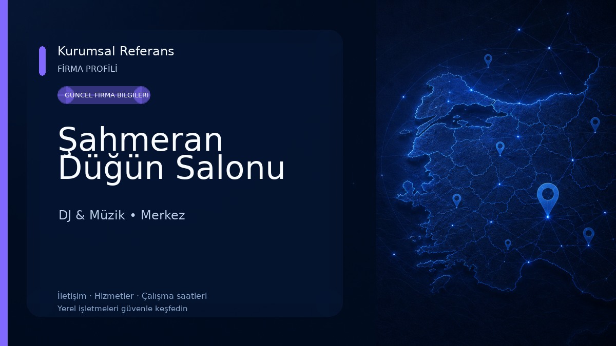 Şahmeran Düğün Salonu DJ & Müzik