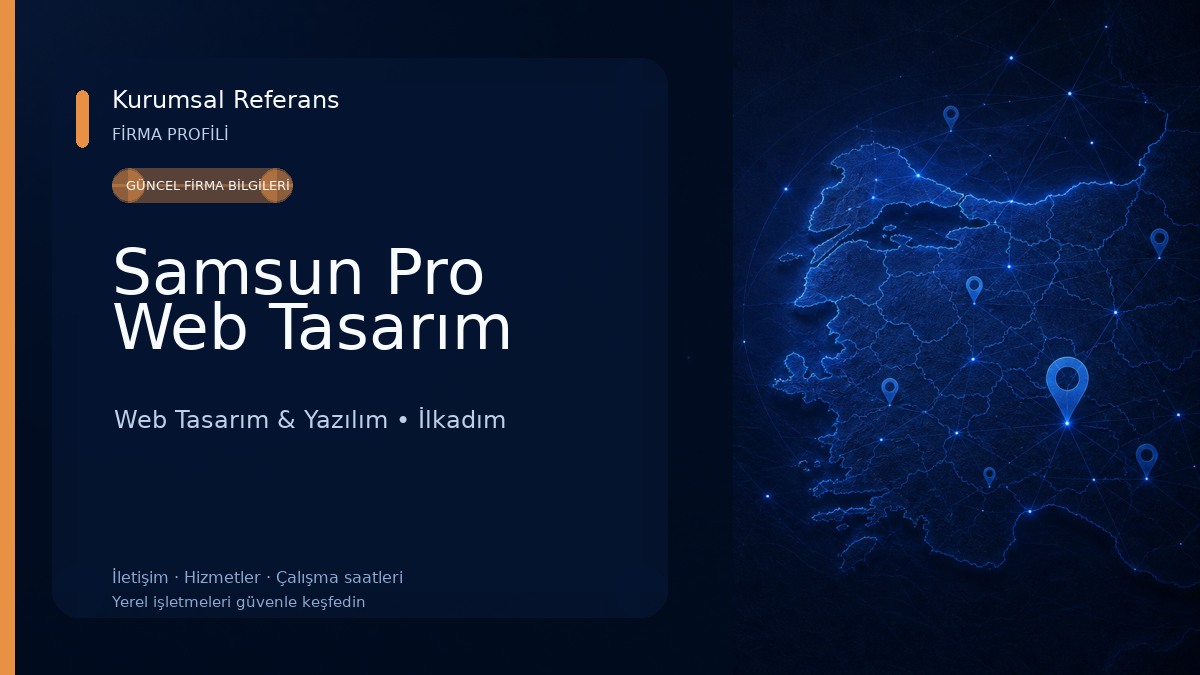 Samsun Pro Web Tasarım Web Tasarım & Yazılım