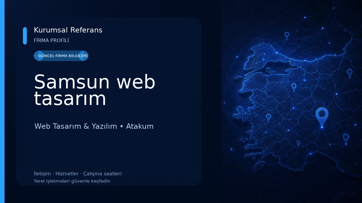 Samsun web tasarım 