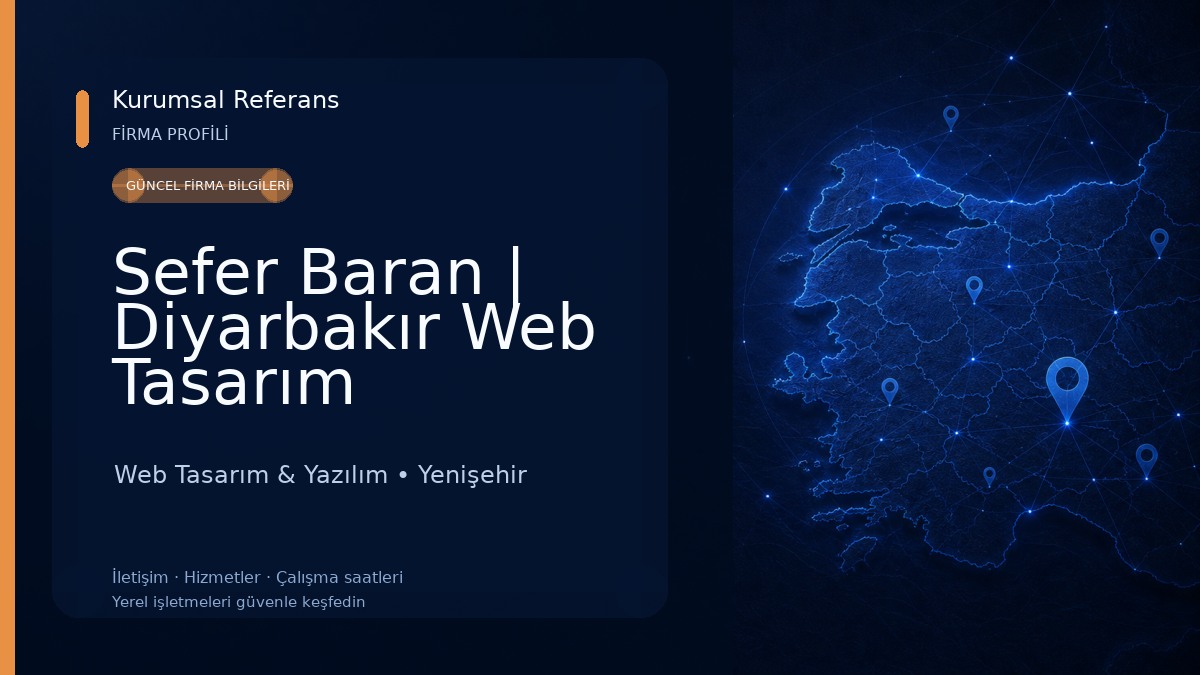 Sefer Baran | Diyarbakır Web Tasarım Web Tasarım & Yazılım