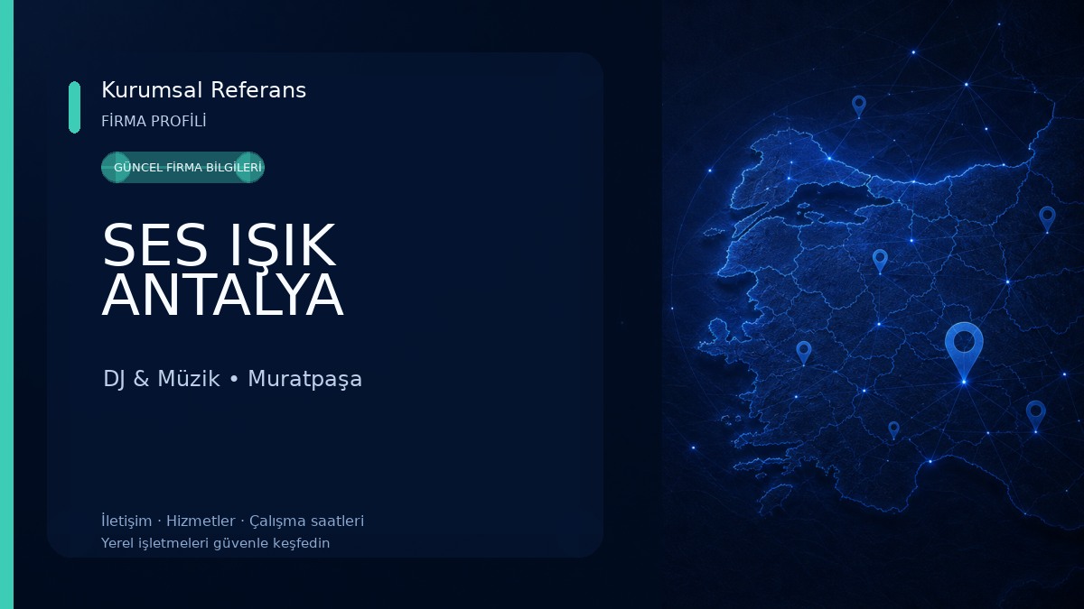 SES IŞIK ANTALYA DJ & Müzik