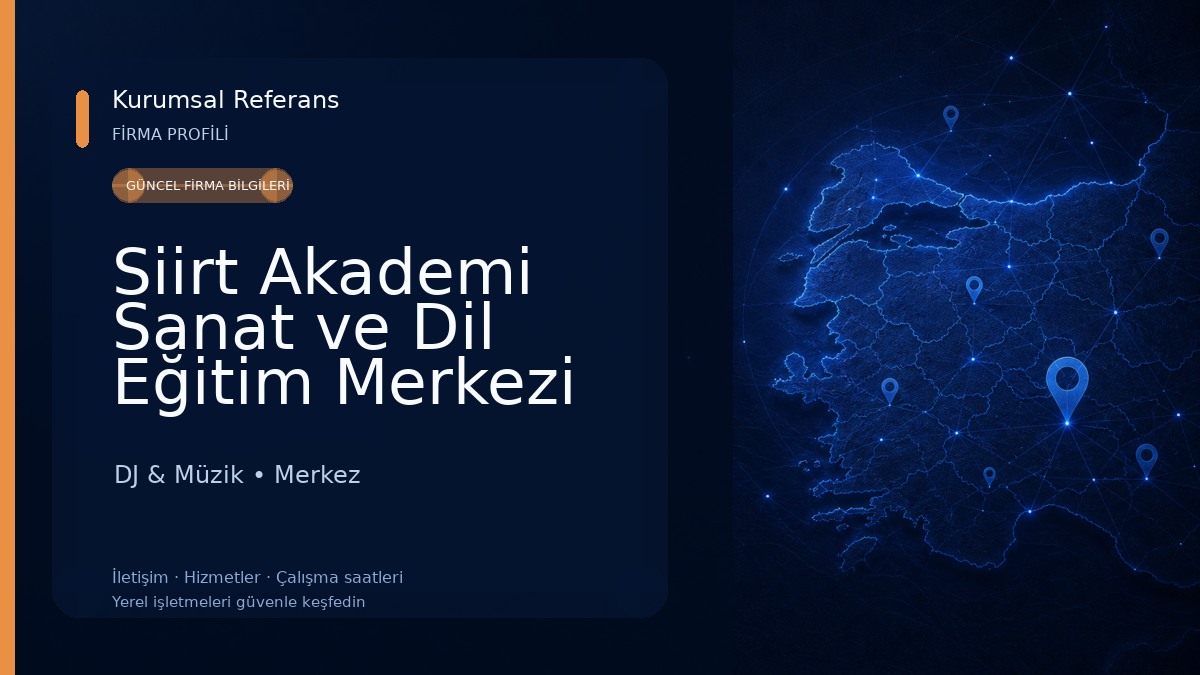 Siirt Akademi Sanat ve Dil Eğitim Merkezi DJ & Müzik