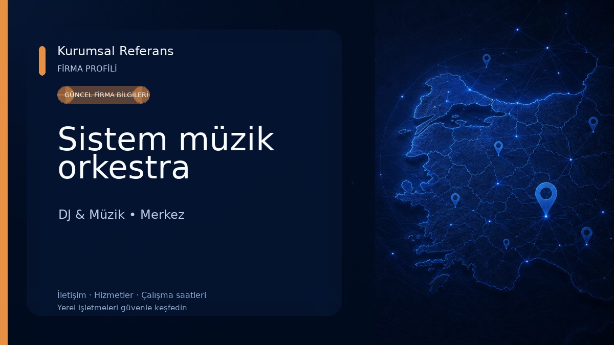 Sistem müzik orkestra DJ & Müzik