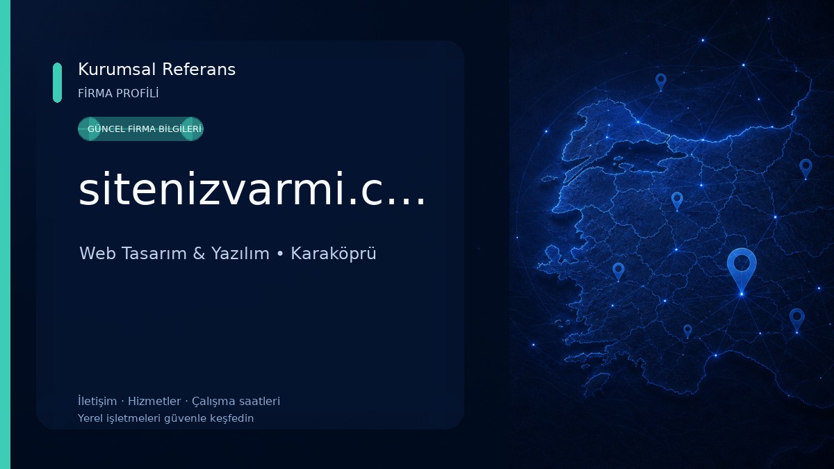 sitenizvarmi.com Web Tasarım & Yazılım