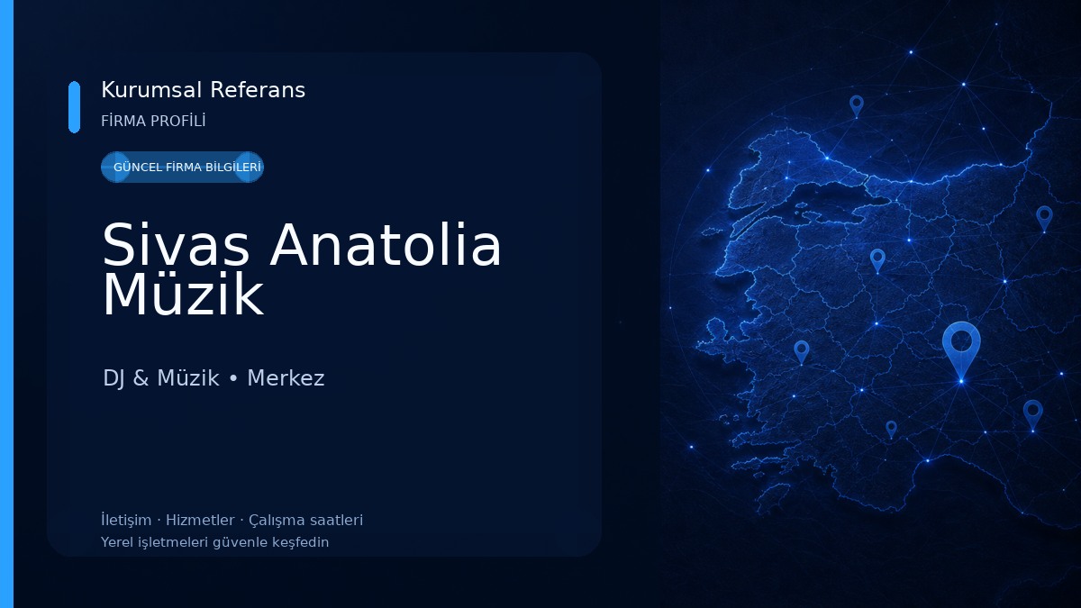 Sivas Anatolia Müzik DJ & Müzik